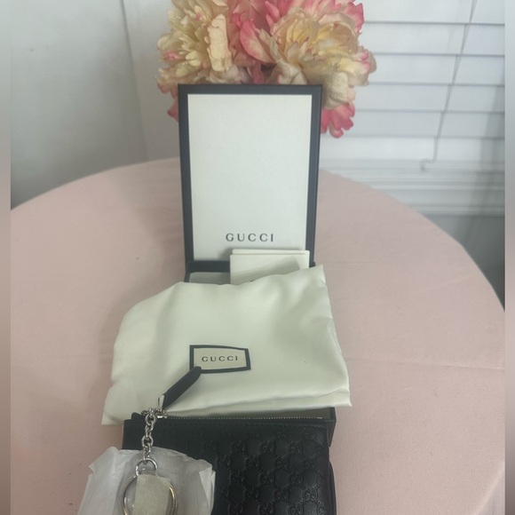 NEW Authentic Gucci Microguccissima Soft Margaux Key Coin Pouch - Picture 4 of 9
